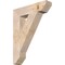 Ekena Millwork Traditional Slat Smooth Bracket, Douglas Fir, 5 1/2"W x 26"D x 34"H BKT06X26X34TRA06SDF - alternate 1